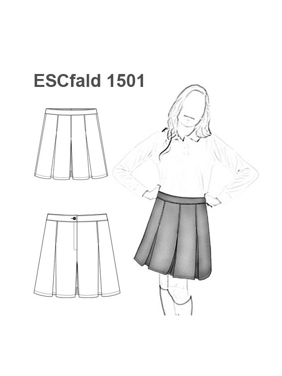 FALDA SHORT ESCOLAR 1501