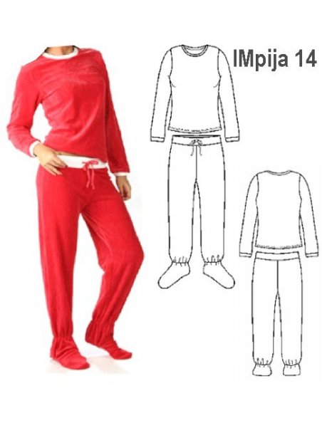 PIJAMA 2 PIEZAS NIÑA 0914
