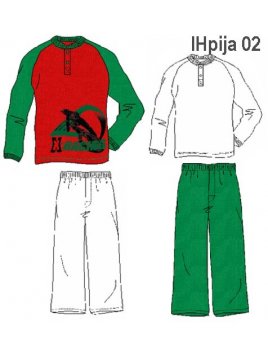 PIJAMA 2 PIEZAS NIÑO 0902