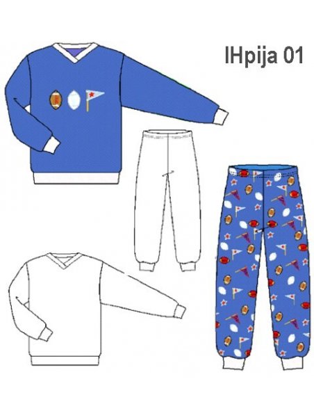 PIJAMA 2 PIEZAS NIÑO 0901