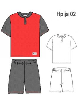 PIJAMA 2 PIEZAS HOMBRE 0902