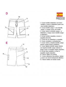 SHORT CARGO HOMBRE 2001