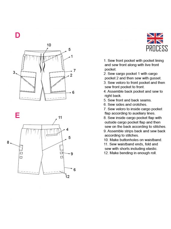 SHORT CARGO HOMBRE 2001
