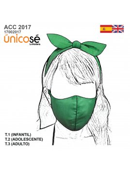 MASCARILLA CON DIADEMA 2017