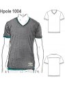 POLERA CUELLO "V" HOMBRE, ADORNO TELA 2
