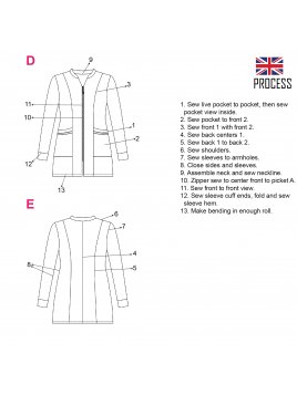 CHAQUETA SANITARIA MUJER RT 2015