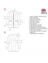 CHAQUETA SANITARIA MUJER RT 2015