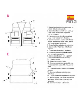 CHALECO TRABAJO TECNICO RT 2014