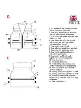 CHALECO TRABAJO TECNICO RT 2014