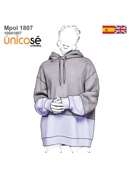 POLERON OVERSIZE MUJER 1807