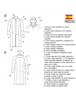 CHAQUETA COTONA TRABAJO RT 2016