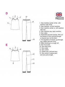 PIJAMA 2 PIEZAS MUJER 2011