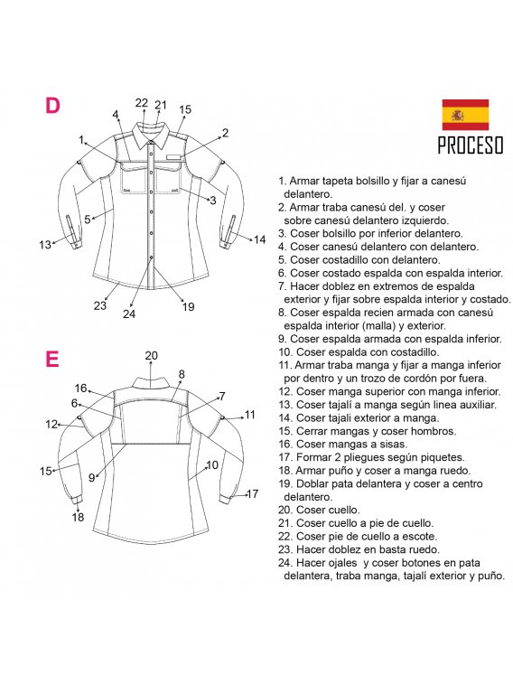 BLUSA CAMISERA MUJER 2004