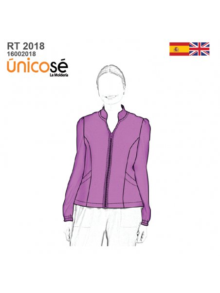 CHAQUETA MEDICO MUJER RT 2018