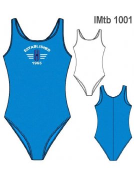 TRAJE DE BAÑO DEPORTIVO LISO NIÑA