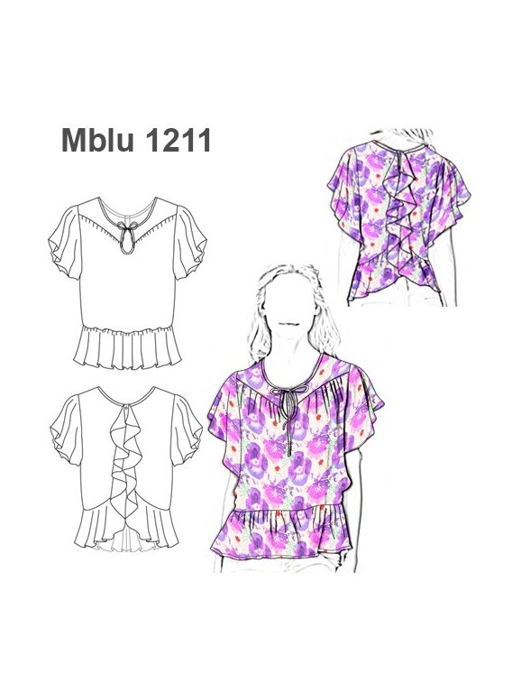 BLUSA VUELO ESPALDA