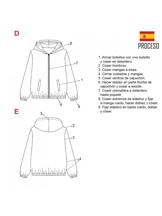 CHAQUETA BOMBER MUJER 2008