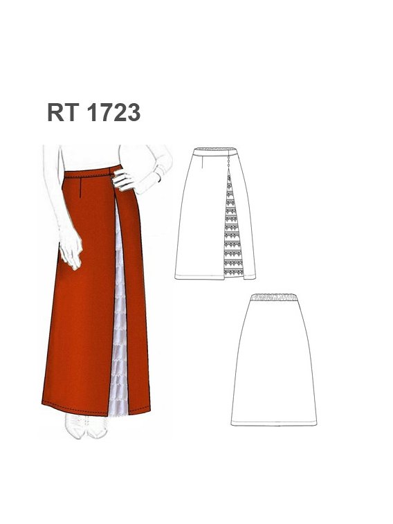 FALDA HUASA ELEGANTE RT 1723