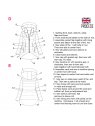 PARKA ASIMETRICA NIÑA 2001