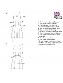 VESTIDO TABLAS MUJER