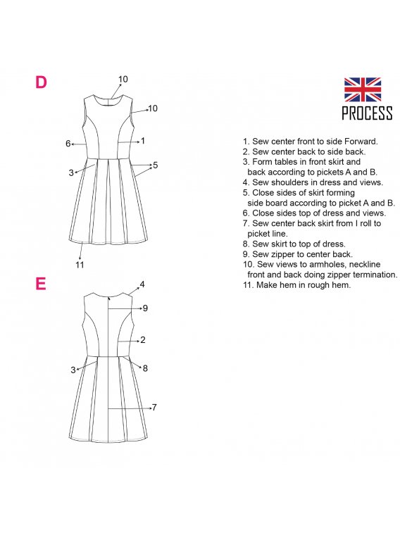VESTIDO TABLAS MUJER