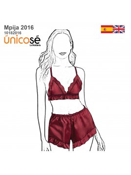 PIJAMA 2 PIEZAS MUJER 2016