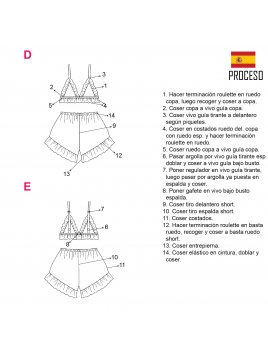PIJAMA 2 PIEZAS MUJER 2016