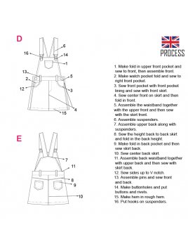 VESTIDO JARDINERA NIÑA 2004