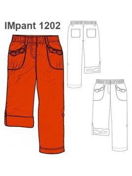 PANTALON BERMUDA NIÑA 1202