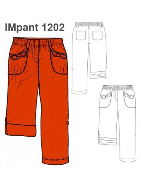 PANTALON BERMUDA NIÑA 1202