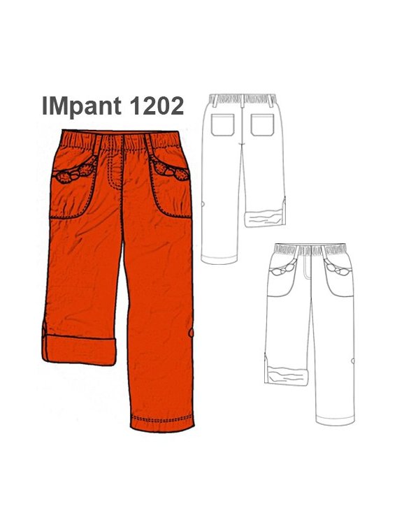 PANTALON BERMUDA NIÑA 1202