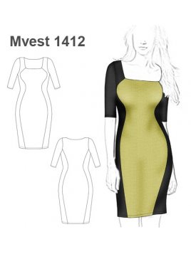 VESTIDO AJUSTADO MODELADOR MUJER