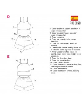 PIJAMA 2 PIEZAS MUJER 2017