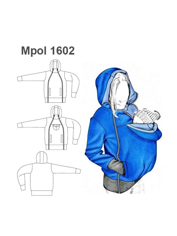 POLERON PORTA BEBE MUJER 1602
