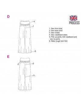 PANTALON PALAZZO MUJER 1303