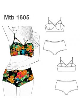 TRAJE DE BAÑO BIKINI MUJER 1605