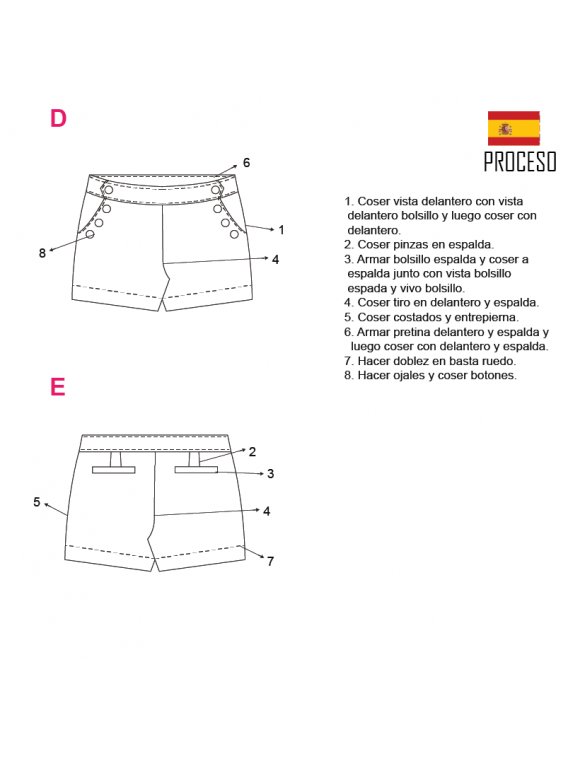 SHORT ELASTIZADO MUJER 2004