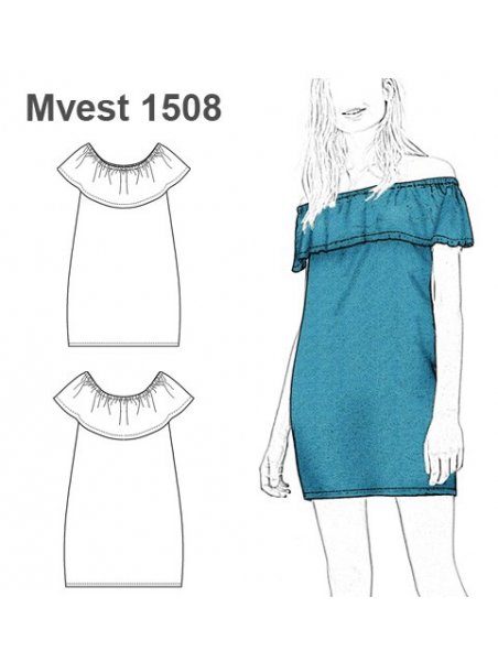 VESTIDO CORTO VUELO