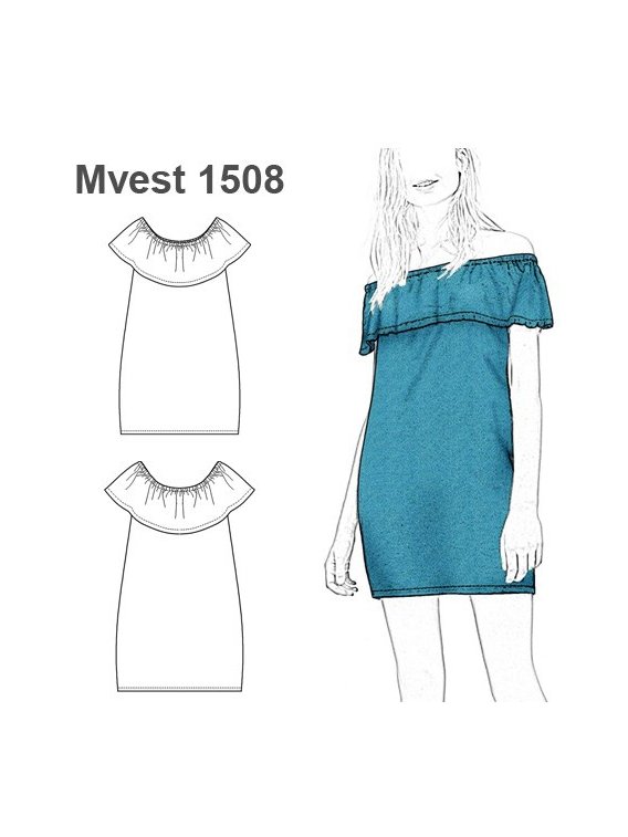VESTIDO CORTO VUELO