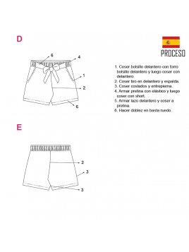 SHORT BASICO NIÑA 2001