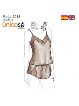 PIJAMA 2 PIEZAS MUJER 2015