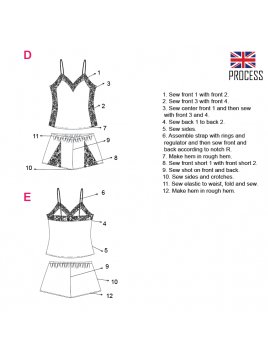 PIJAMA 2 PIEZAS MUJER 2015