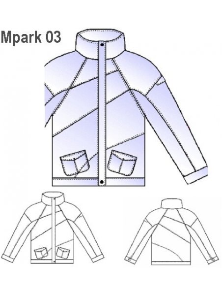 PARKA RAGLAND MUJER 