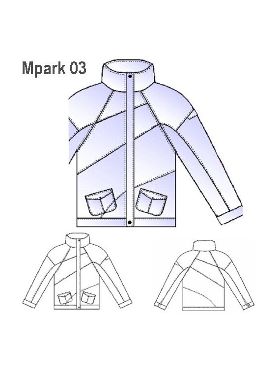 PARKA RAGLAND MUJER 