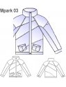 PARKA RAGLAND MUJER 