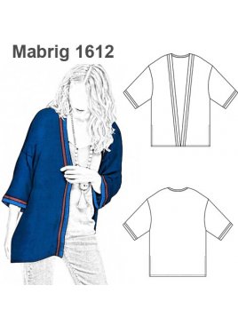 ABRIGO TAPADO KIMONO MUJER