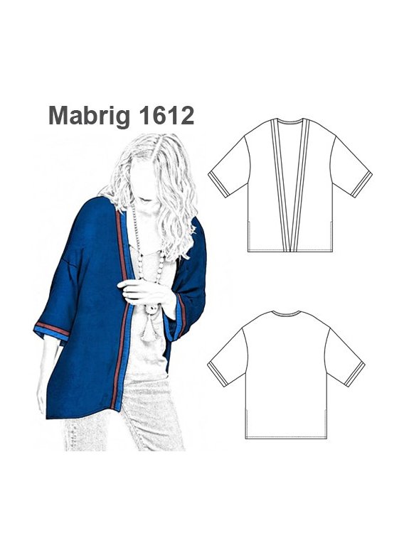 ABRIGO TAPADO KIMONO MUJER