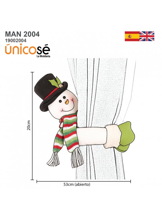 MUÑECO NAVIDAD MAN 2004