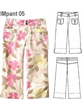 CAPRI BOLSILLOS NIÑA BOLSILLOS DELANTER