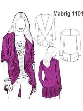 ABRIGO TEJIDO CIRCULAR MUJER.